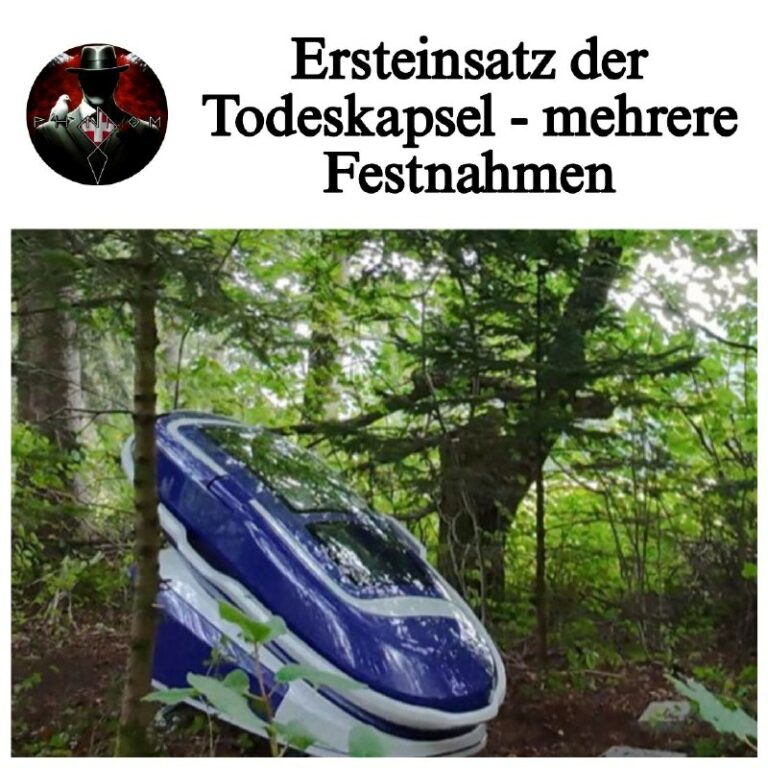 Ersteinsatz der Todeskapsel: Festnahmen nach Selbstmordhilfe