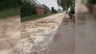 Heftiges Unwetter in Niedersachsen: Überflutungen und Aufräumarbeiten