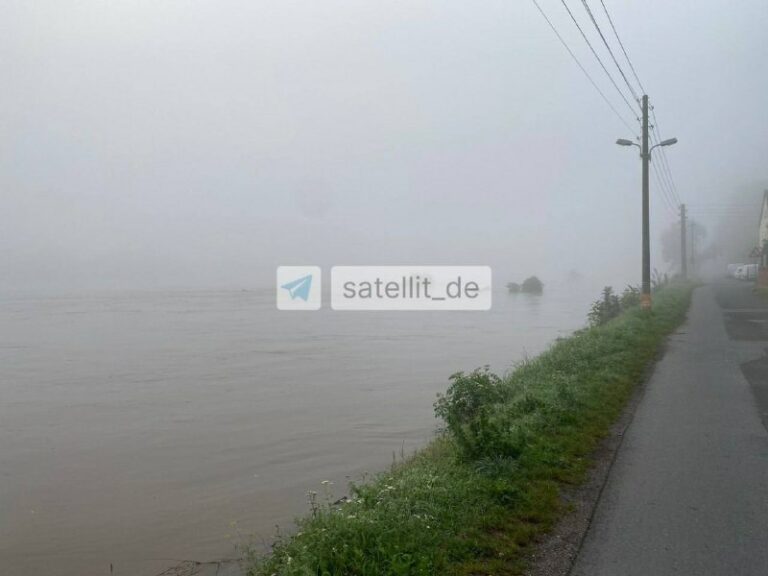 Hochwasser in Dresden: Elbe erreicht Sechs-Meter-Marke