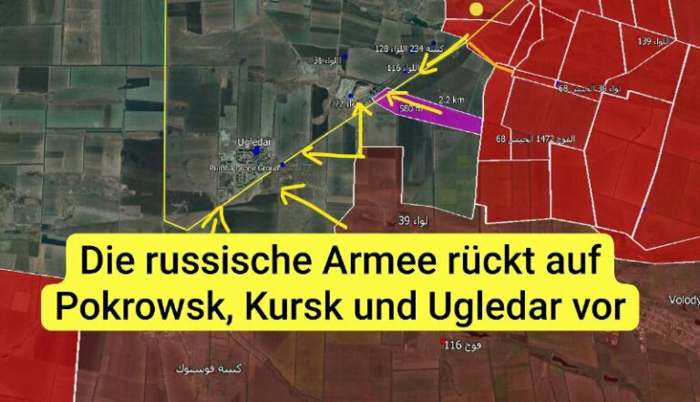 Neueste Entwicklungen im Russland-Ukraine Krieg bis 2. September – Russische Armee vorrückend