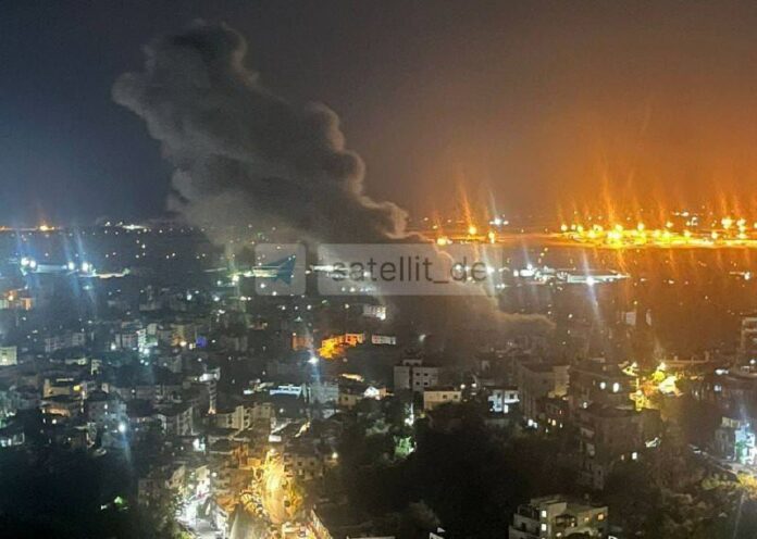 Israels Luftwaffe attackiert Ziele weit im Landesinneren des #Libanon Libanesisc...