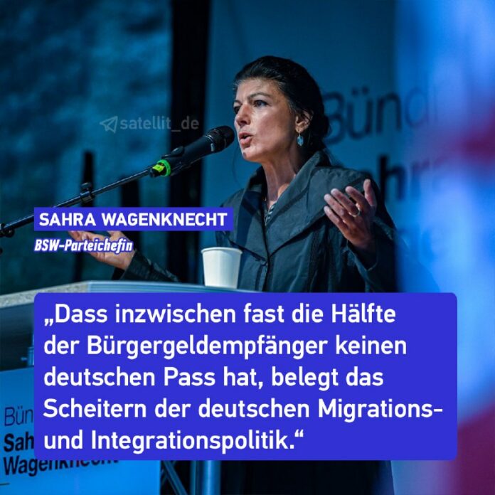 Fast jeder zweite Bürgergeldempfänger hat keinen deutschen PassInsgesamt sind vo...