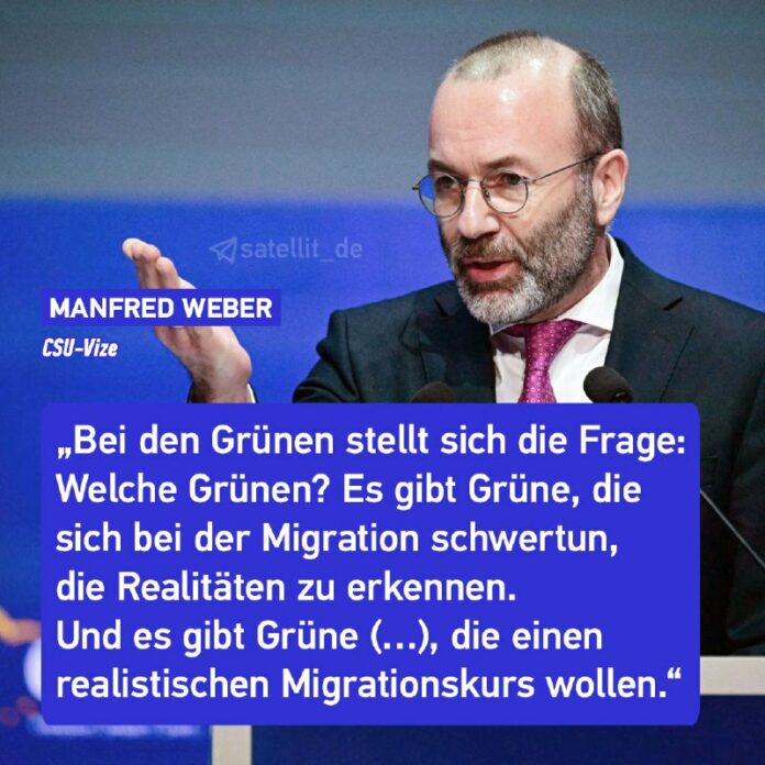 Bundestagswahl 2025: CSU-Vize Weber schließt Schwarz-Grün im Bund nicht ausDer V...