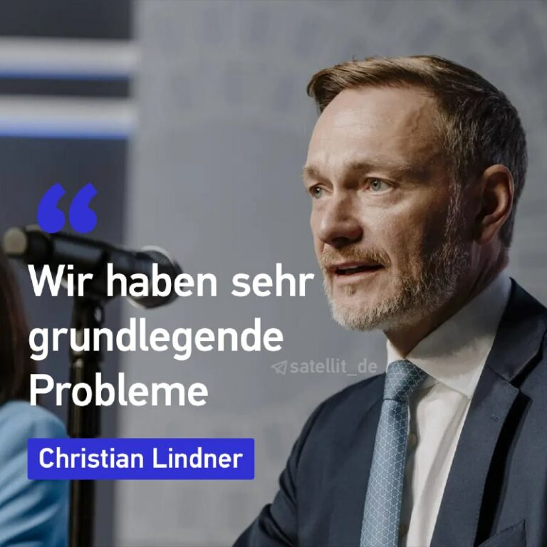 Finanzminister Lindner warnt vor Wirtschaftsproblemen