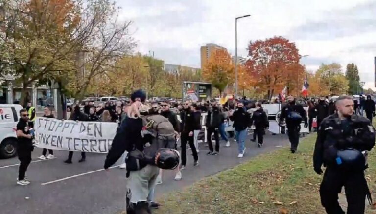 Neonazi-Aufmarsch in Berlin: Protest gegen Linke