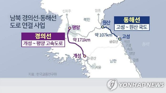 Nordkorea sprengt führende Verbindungsstraßen nach Südkorea#Nordkorea hat Teile ...