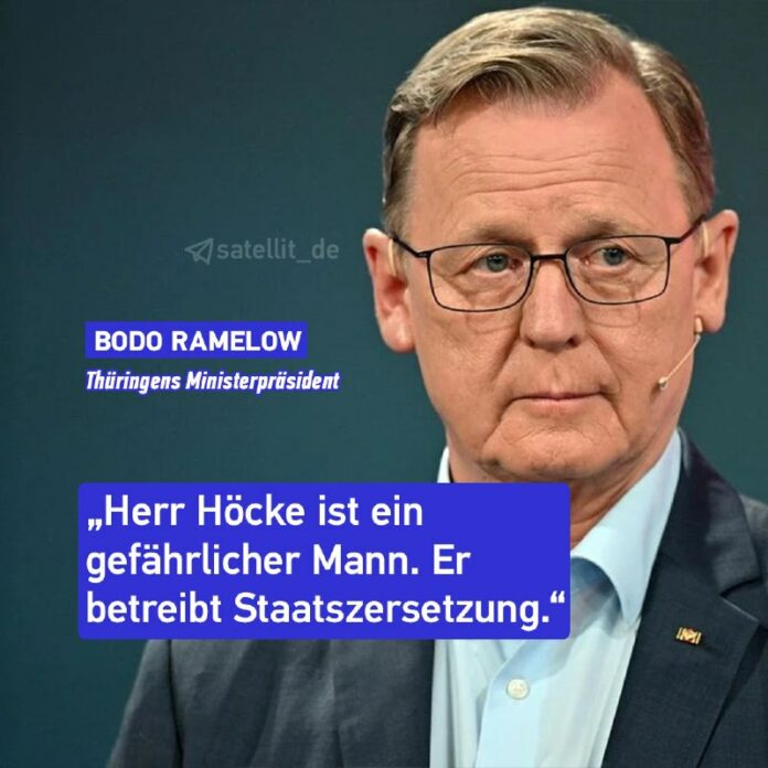 Ramelow sieht auf Thüringen „große Gefahr“ zukommen – wegen AfD Aus Sicht von Th...