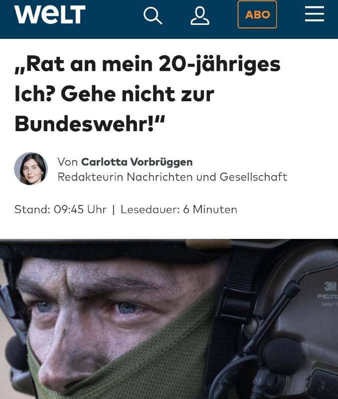 Warum du die Bundeswehr Jahre bereuen wirst