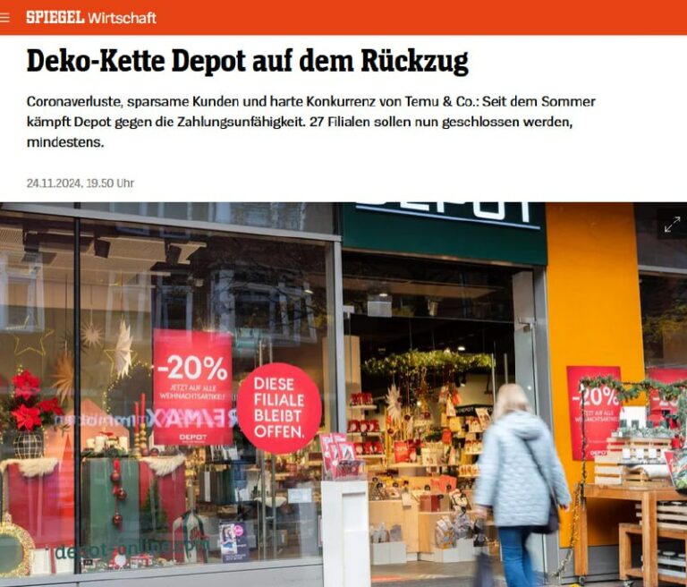 Nach #Insolvenz: Deko-Kette Depot schließt Dutzende Filialen Der insolvente Deko…