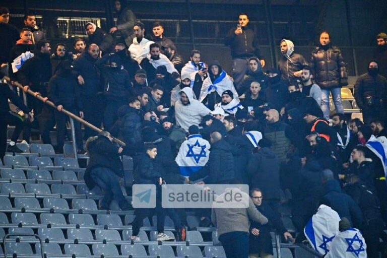 Nations League Israel vs. Frankreich: Schlägerei zwischen Fußballfans  Das Fußba…