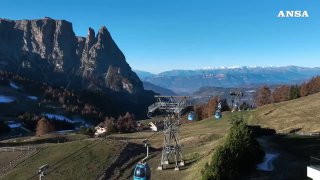 Notfall-Übung am Skilift in #ItalienBevor die Skisaison beginnt, wird in den Sk…