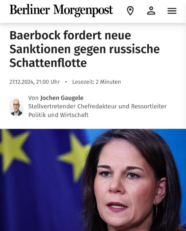 Bundesaußenministerin warnt vor „russischer Schattenflotte”Bundesaußenministerin…