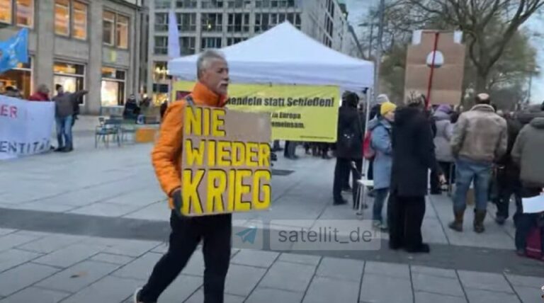 Friedensdemo gegen „Taurus“ für Kiew in Dresden An diesem Samstag findet in Dres…