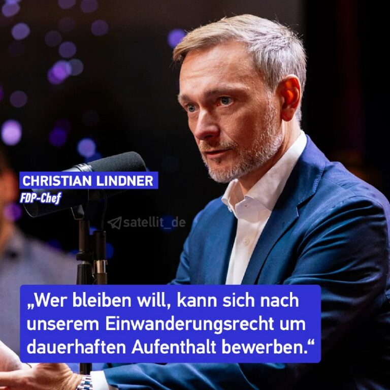 Lindner pocht auf Rückkehr von syrischen FlüchtlingenBei den Menschen, die aus S…