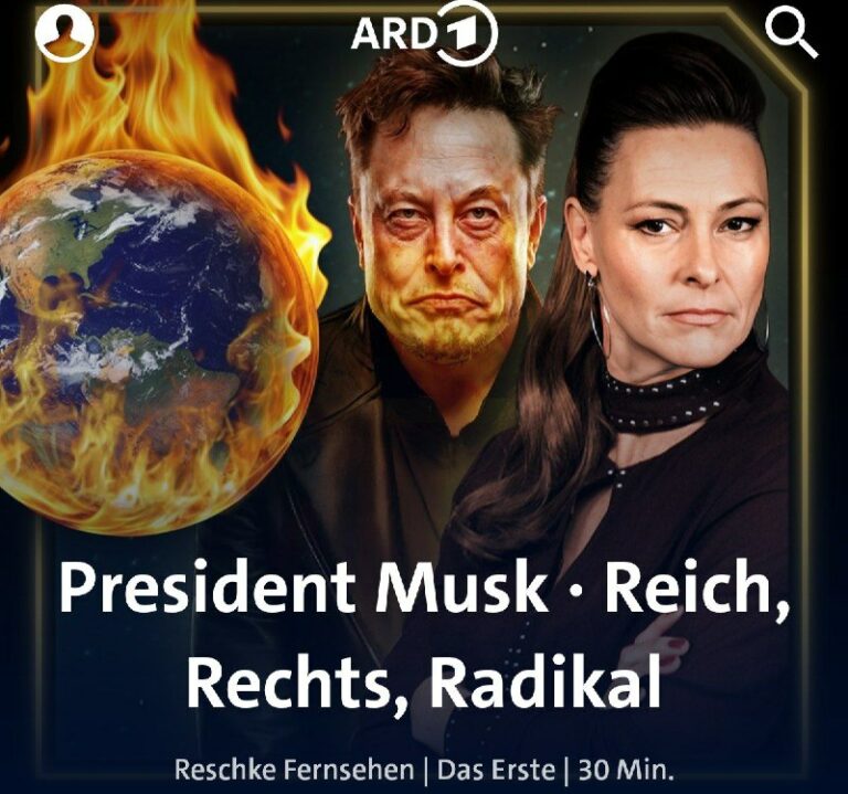 ARD bezeichnet Musk nach Weidel-Interview als „rechts“ und „radikal“In einem neu…