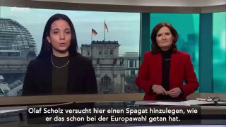 Deutsche Politikjournalistin: „Scholz versucht einen Spagat hinzulegen“Laut Sara…