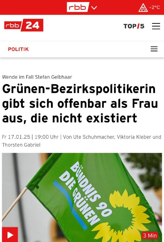 Falsche Missbrauchsvorwürfe gegen Grünen-Politiker – „Opfer“ erfunden  Nach Beri…