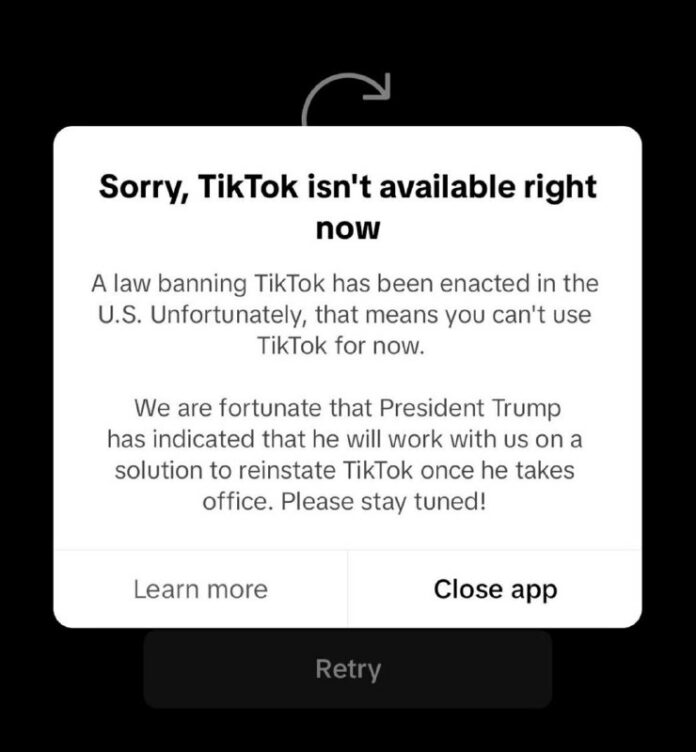 Hoffen auf Trump: TikTok stellt Betrieb in den USA vorerst ein Nutzer der Videop...