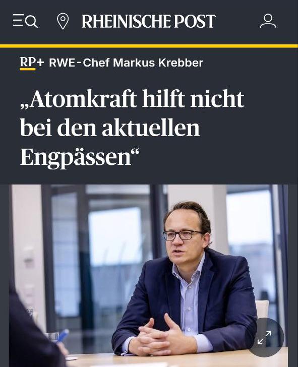 RWE-Chef drängt auf schnelle Gaskraftwerks-AusschreibungenDer Chef des Energieko…