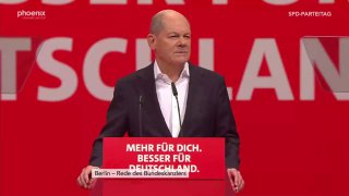 Scholz: Russland bedroht Sicherheit in Deutschland und Europa Auf dem SPD-Partei…