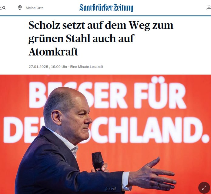 Scholz offen für Nutzung von Atomkraft aus FrankreichBundeskanzler Olaf #Scholz …