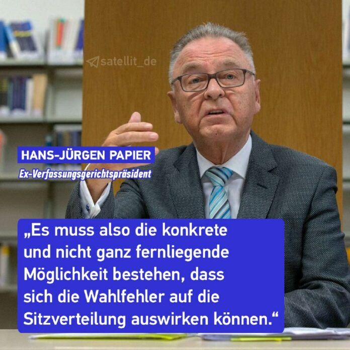 Chance für #Wagenknecht? Ex-Verfassungsgerichtspräsident nennt Wahlablauf „nicht...