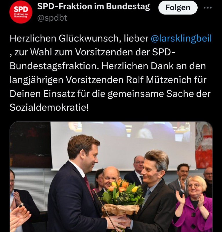 Klingbeil wird neuer SPD-FraktionschefLars Klingbeil führt künftig die SPD-Bunde…