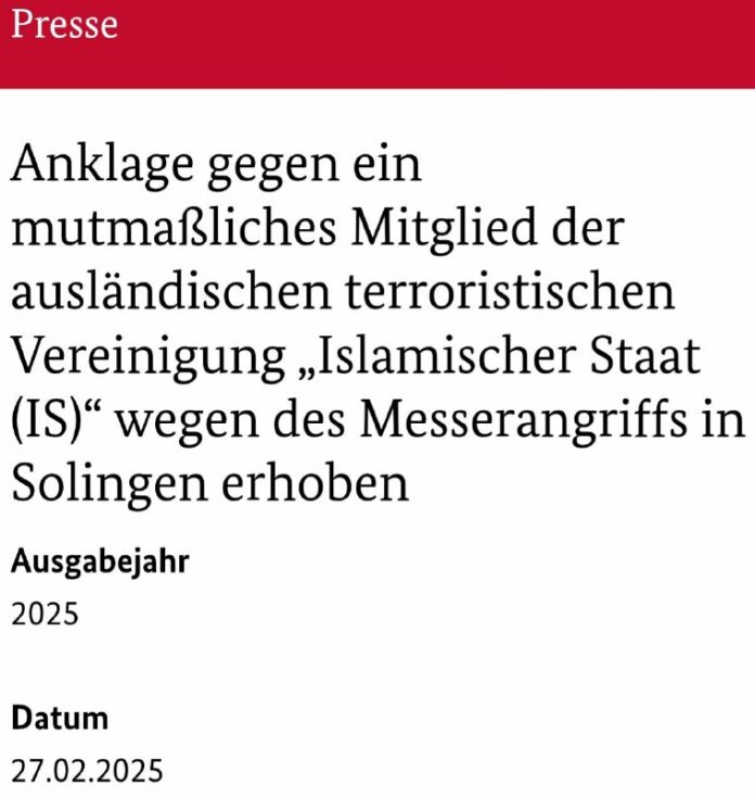 Kommunikationschaos nach dem Terroranschlag in Solingen  Interne Dokumente zeige...
