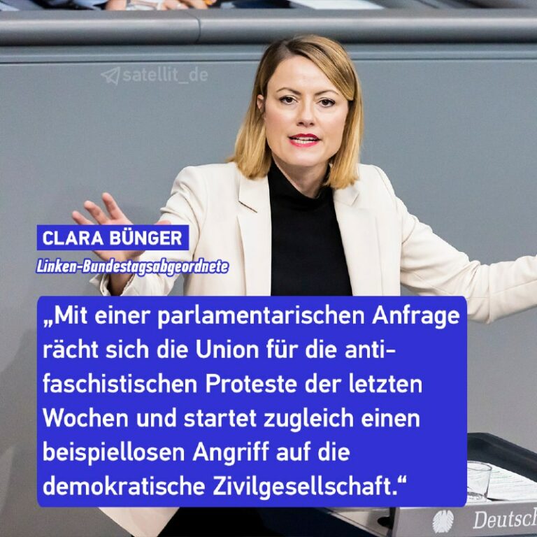 Linke und Grüne attackieren Union nach deren Fragenkatalog zur Finanzierung von…
