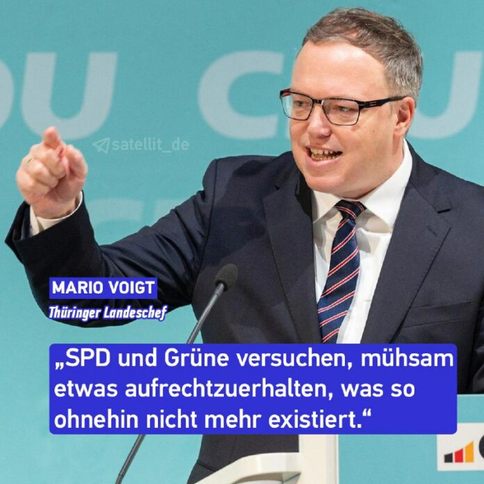  Mario Voigt erklärt „Brandmauer“ für beendetMario Voigt hat als erster CDU-Mini...