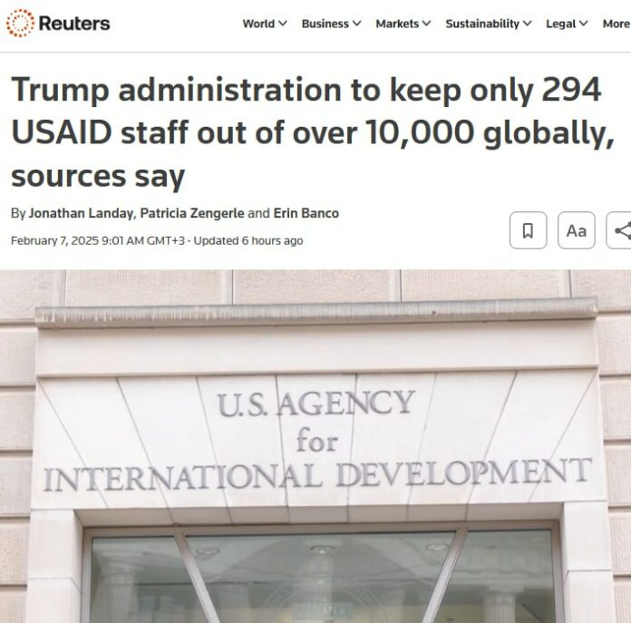 US-Entwicklungshilfebehörde soll radikal schrumpfenDie US-Regierung will laut Me...