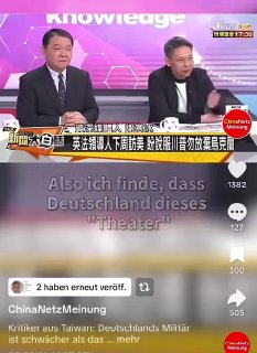 Über Deutschland lacht man mittlerweile bis nach Taiwan…