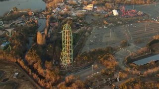 Die #Achterbahn Kingda Ka im US-Bundestaat New Jersey wurde laut lokalen Medien …