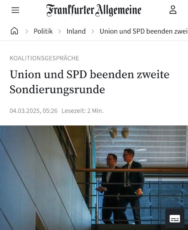 Sondierungen von Union und SPD — nächstes Treffen steht schon festIn Berlin hab…
