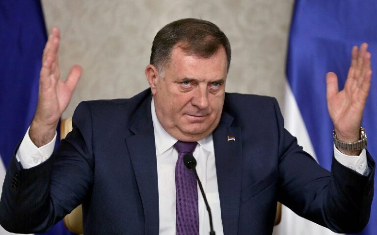 Festnahmeversuch von Milorad Dodik in Ost-Sarajevo gescheitertBeamte der bosnisc…