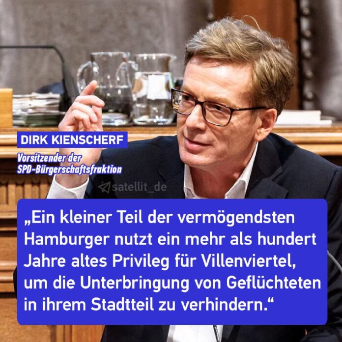 Flüchtlingsfrage: SPD kritisiert „unsolidarisches Verhalten“ von Elbvorort-Anwoh...