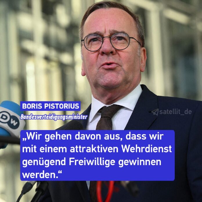 Pistorius will neuen Wehrdienst noch in diesem JahrBundesverteidigungsminister B...
