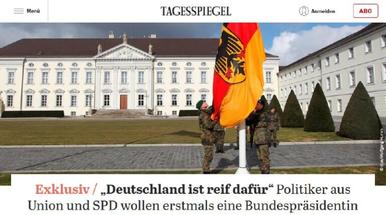 Politiker aus Union und SPD wünschen sich Frau als neues Staatsoberhaupt #Union …