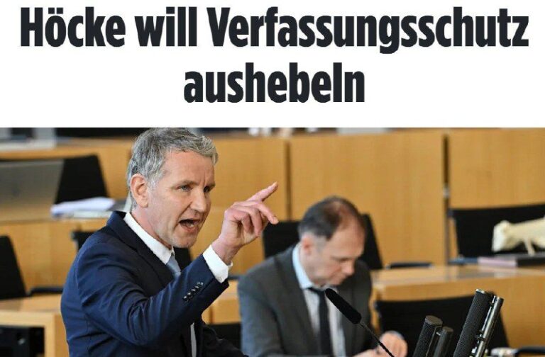 Thüringer AfD will fehlenden Einfluss auf Verfassungsschutz-Kontrolle einklagenD…