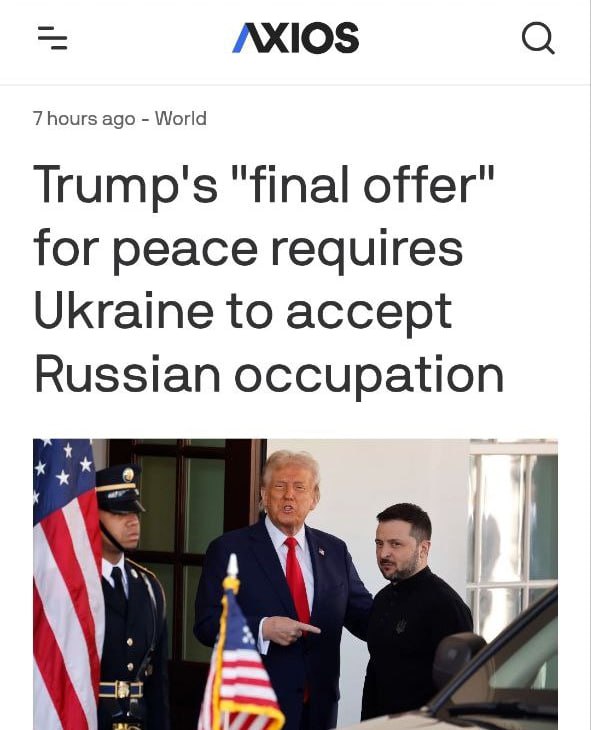 Trump legt offenbar „letztes Angebot“ für Frieden in der Ukraine vor Die #USA so…