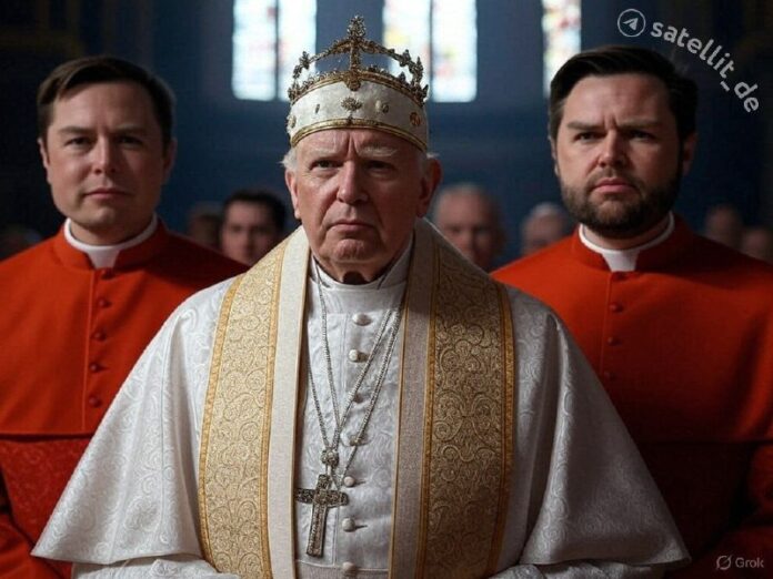  Trump scherzt: „Ich wäre gerne Papst“ US-Präsident Donald #Trump hat auf die Fr...