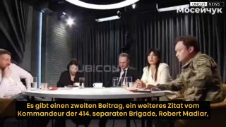 Ukraine: Drohungen aus den eigenen ReihenKommandeur Robert Madiar (414. Brigade…