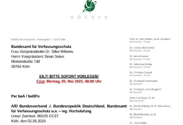 AfD will gegen #Verfassungsschutz klagen: Einstufung als rechtsextremistisch „of…