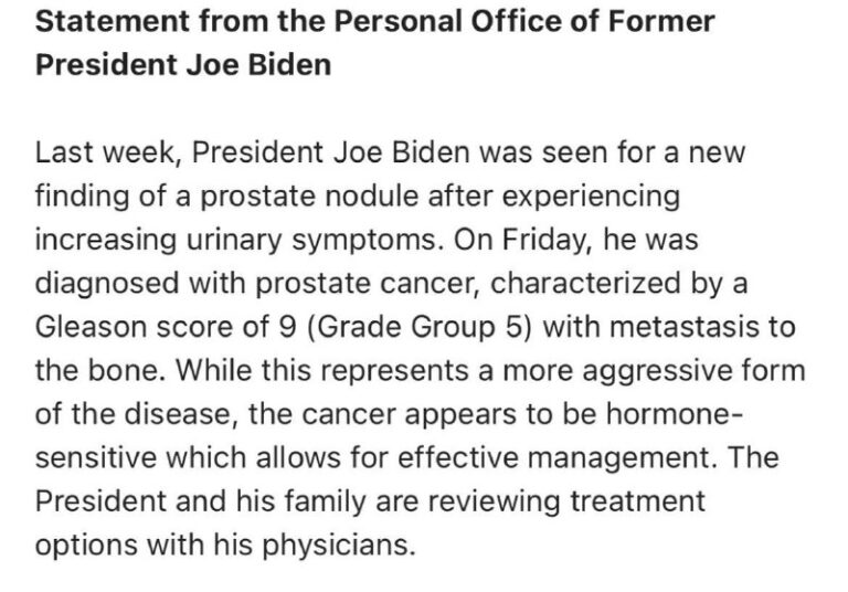 Biden an Prostatakrebs erkrankt – Trump reagiertBei Ex-US-Präsident Joe #Biden i…