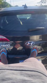 Brasilianischer Versuch zum Abschleppen eines Autos in Ermangelung eines Schlepp…