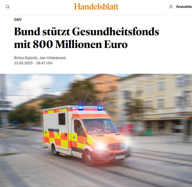Bund zieht 800-Millionen-Euro-Spritze für #Krankenkassen vorDie finanzielle Lage…