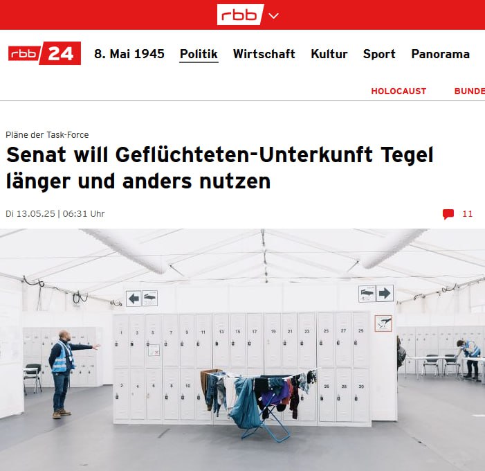 Deutschlands größte Geflüchtetenunterkunft wird dauerhaftes AsylzentrumDer Berli…