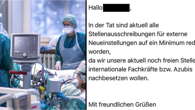 Job-Absage für deutschen Pfleger: Klinik will lieber „internationale Fachkräfte“…
