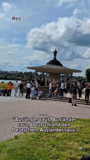 #Naziparolen am Männertag in Dresden 40 bis 50 Männer haben am Donnerstag am Elb…