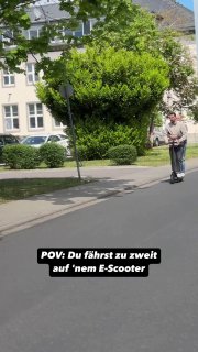 POV: Du fährst zu zweit mit einem #E-Scooter Offizielle Accounts der Polizei ver…